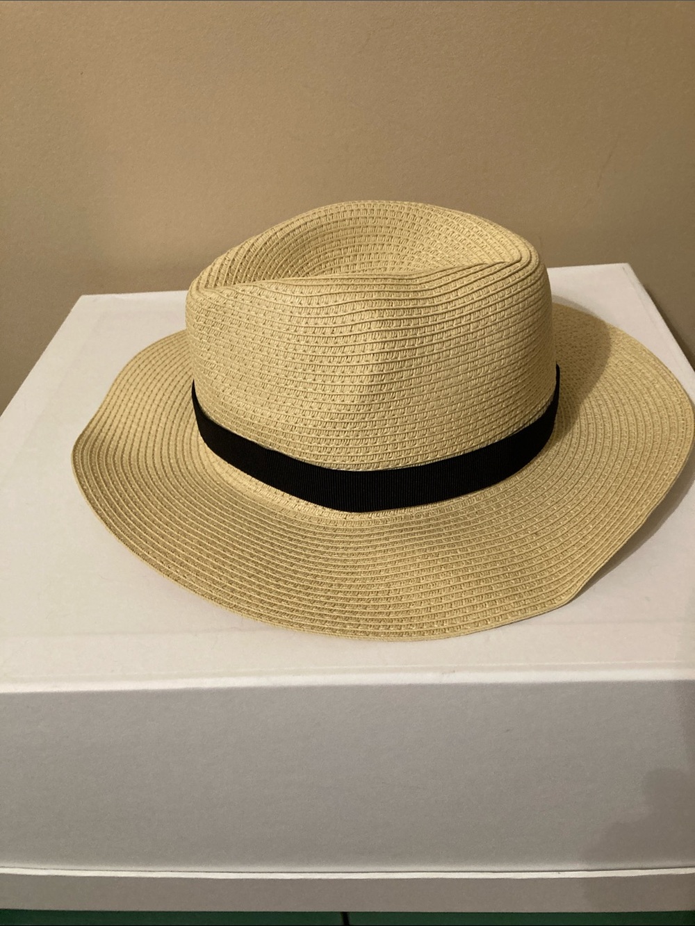 JCrew Factory packable straw hat